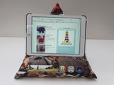 Pyramidenkissen Racing Buchkissen oder Tablettkissen