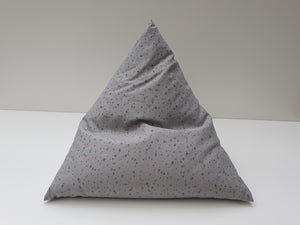 Pyramidenkissen Pünktchen Buchkissen oder Tablettkissen