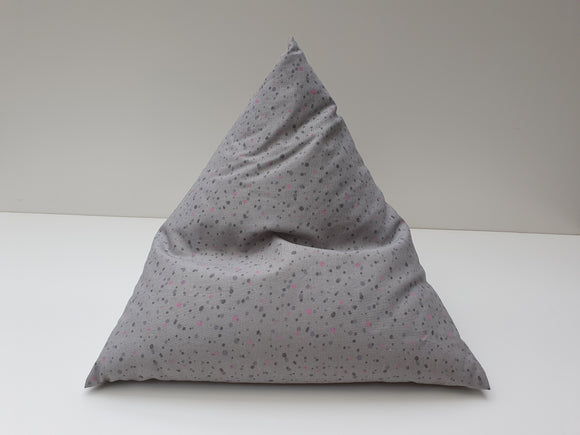 Pyramidenkissen Pünktchen Buchkissen oder Tablettkissen