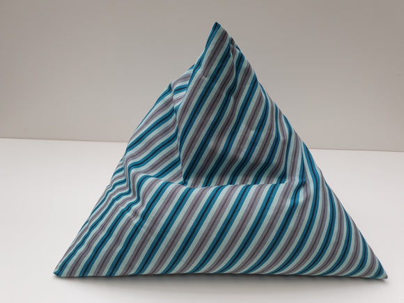 Pyramidenkissen Streifen Buchkissen oder Tablettkissen