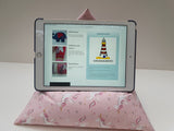 Pyramidenkissen Einhorn Buchkissen oder Tablettkissen