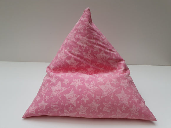 Kopie von Pyramidenkissen Sterne Buchkissen oder Tablettkissen