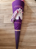 Einhorn Schultüte Einschulung mit Namen Zuckertüte