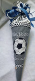 Fussball Schultüte Geschwister mit Namen Zuckertüte Fussball