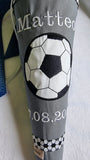 Fussball Schultüte Geschwister mit Namen Zuckertüte Fussball
