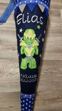 Ninjago Schultüte Einschulung mit Namen Zuckertüte und Wimpelkette