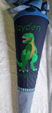 T-REX Schultüte Einschulung Dinosaurier T-REX mit Namen Zuckertüte