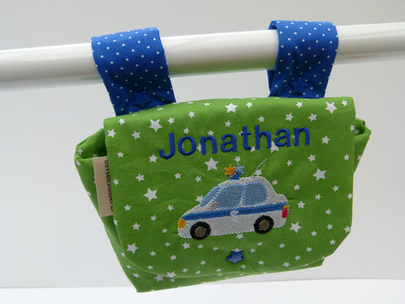 Lenkertasche Polizeiauto mit Namen