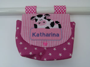 Lenkertasche Kuh mit Namen