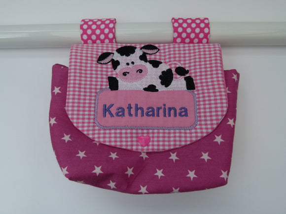 Lenkertasche Kuh mit Namen